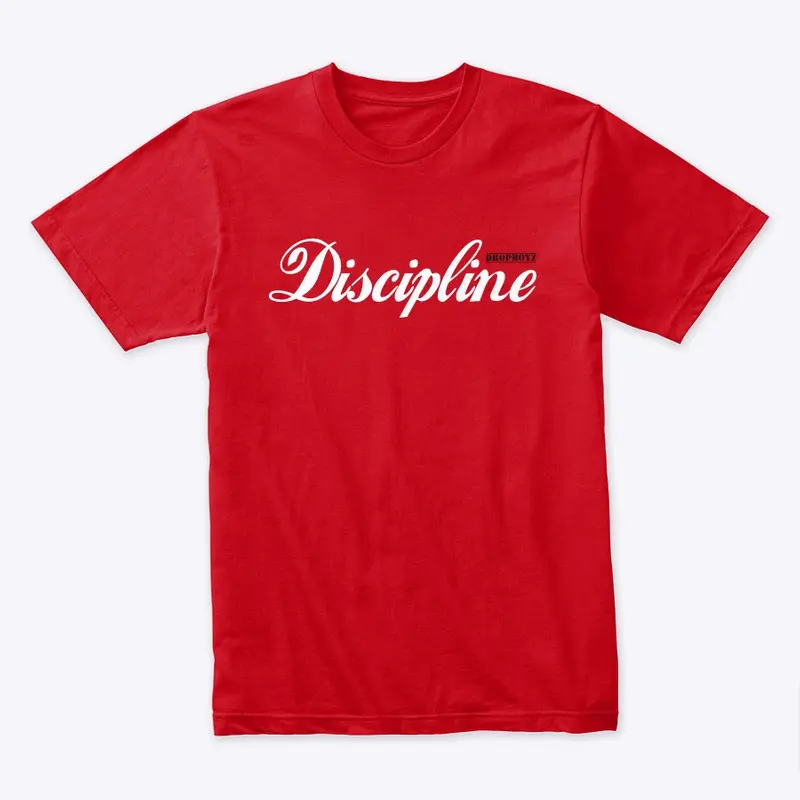 Red dot Discipline Tee