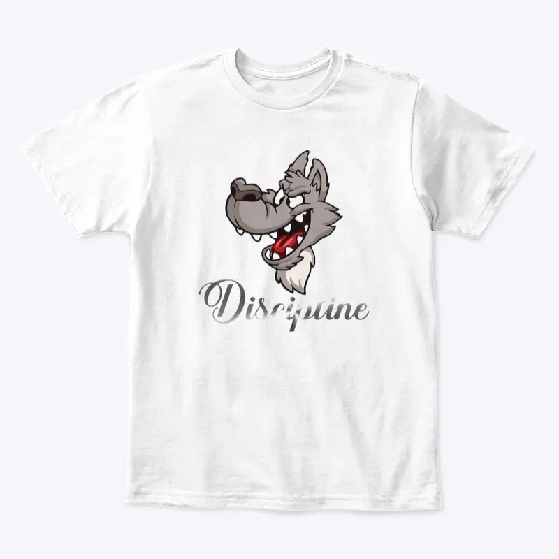 Kids Discipline mascot tee